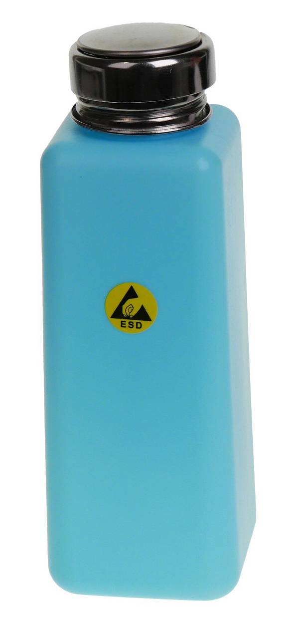 ESD-Lösungsmittelflasche 500ml, blau