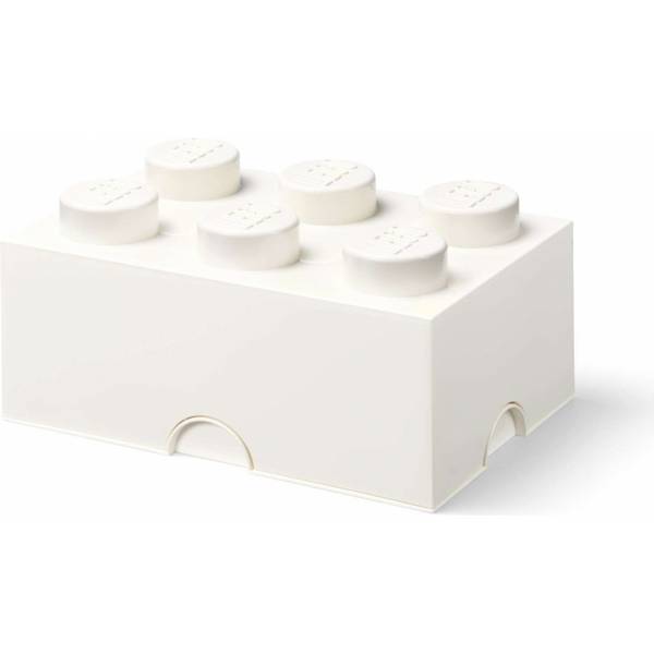ROOM COPENHAGEN - LEGO Storage Brick 6 weiss