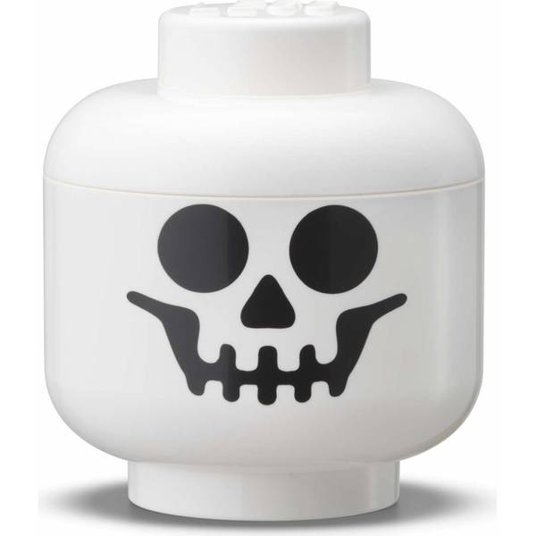 ROOM COPENHAGEN - LEGO Storage Head""Skelett"" mini weiss/schwarz