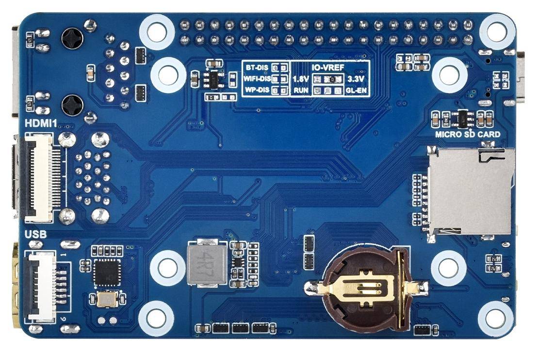 Waveshare Mini Base Board (A), Trägerboard für Raspberry Pi CM5, PCIe, HDMI, USB, GbE, 5V/5A-3