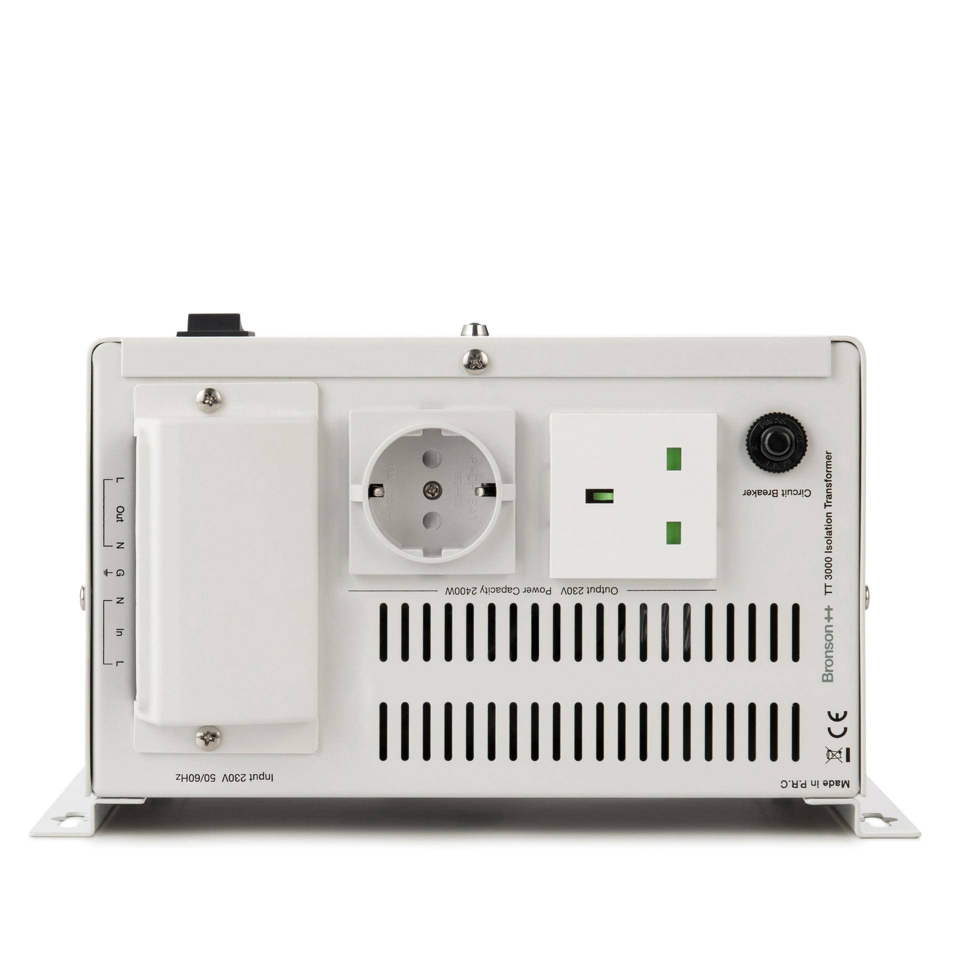 Bronson TT-3000: Zuverlässiger 3000W Trenntrafo – Sicherheit und Isolation-1