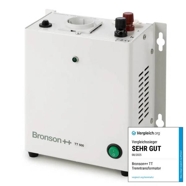 Bronson TT-500: Zuverlässiger 500W Trenntrafo – Sicherheit und Isolation