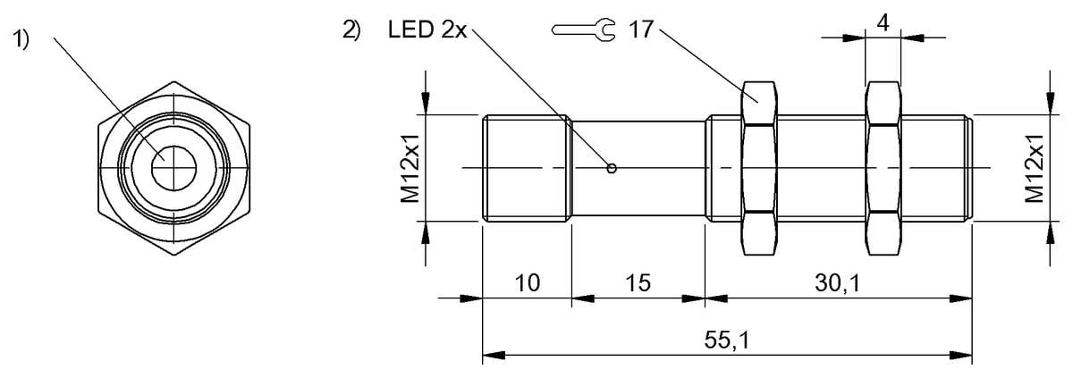 BALLUFF Ultraschall-Sensor - BUS0065, 1 St.-1