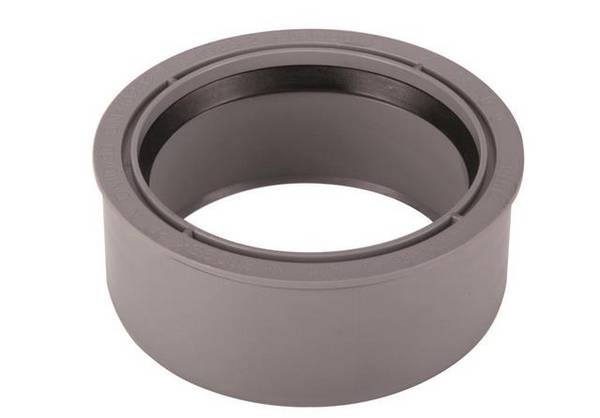 Airfit Superkurz-Reduzierstück DN 110/90, 2,2mm Einbauhöhe, PP, grau