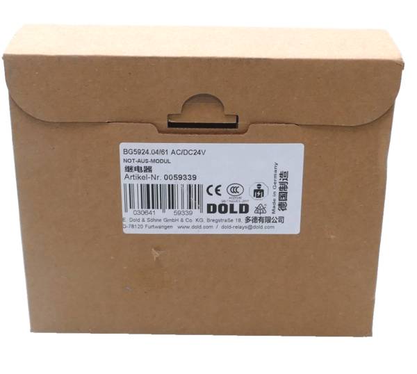 E.Dold & Söhne Not-Aus-Modul BG5924.04/61 AC/DC24V | 0059339