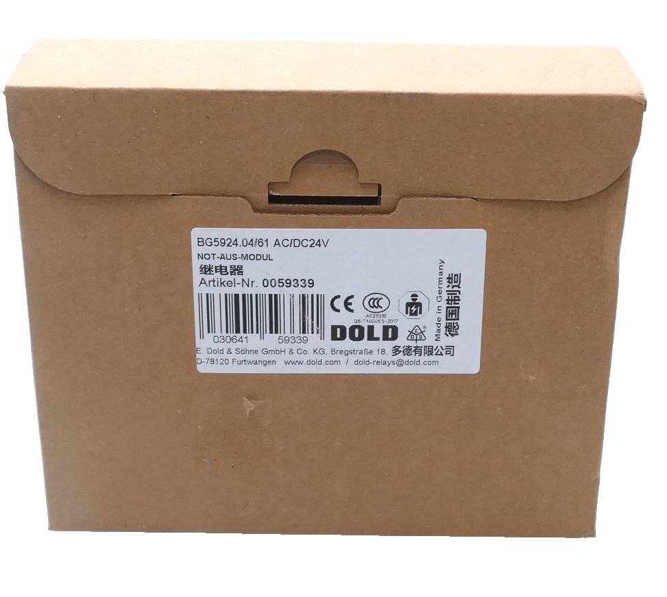 E.Dold & Söhne Not-Aus-Modul BG5924.04/61 AC/DC24V | 0059339-0