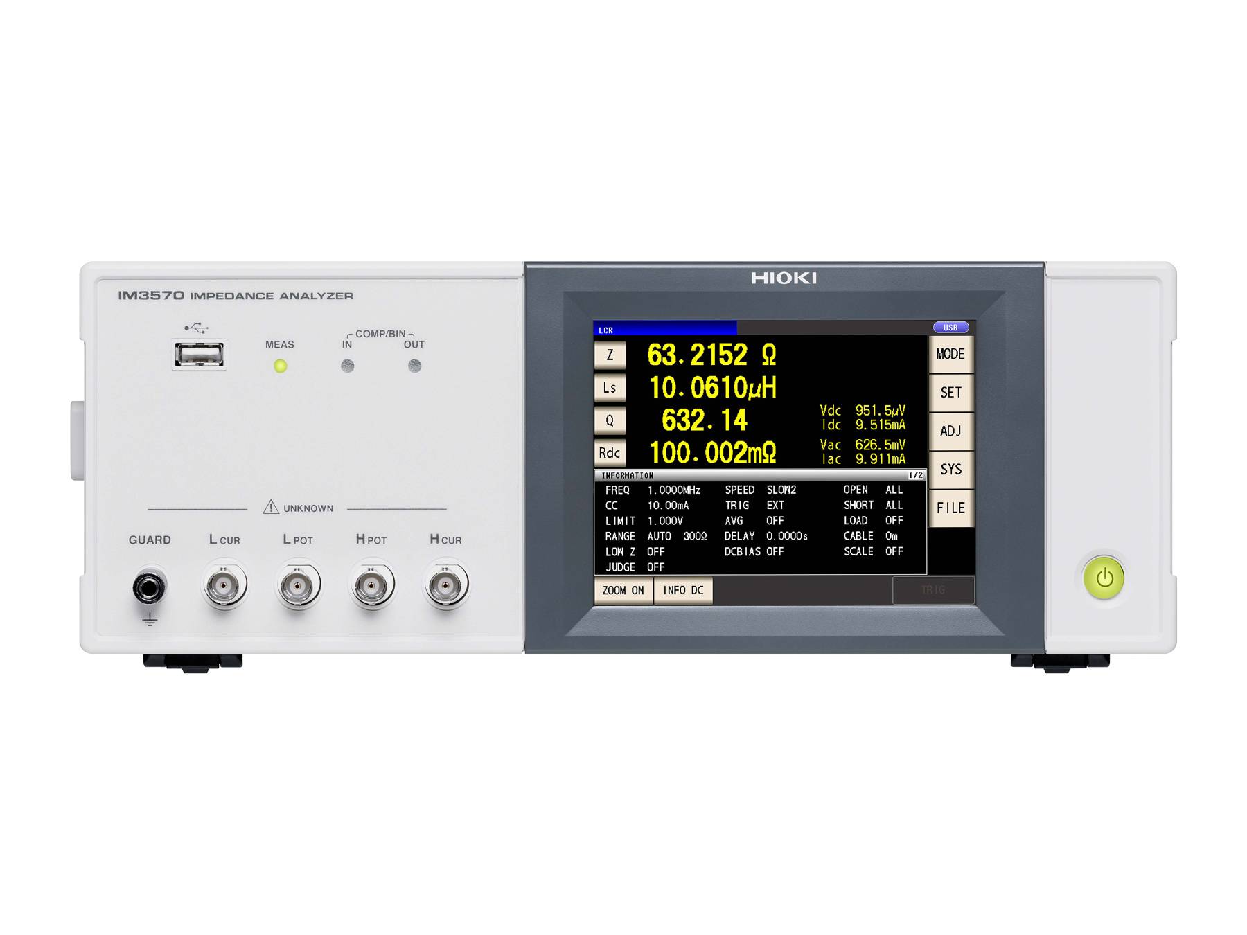 Hioki IM3570 - Impedanz-Analysator, 4 Hz bis 5 MHz-3
