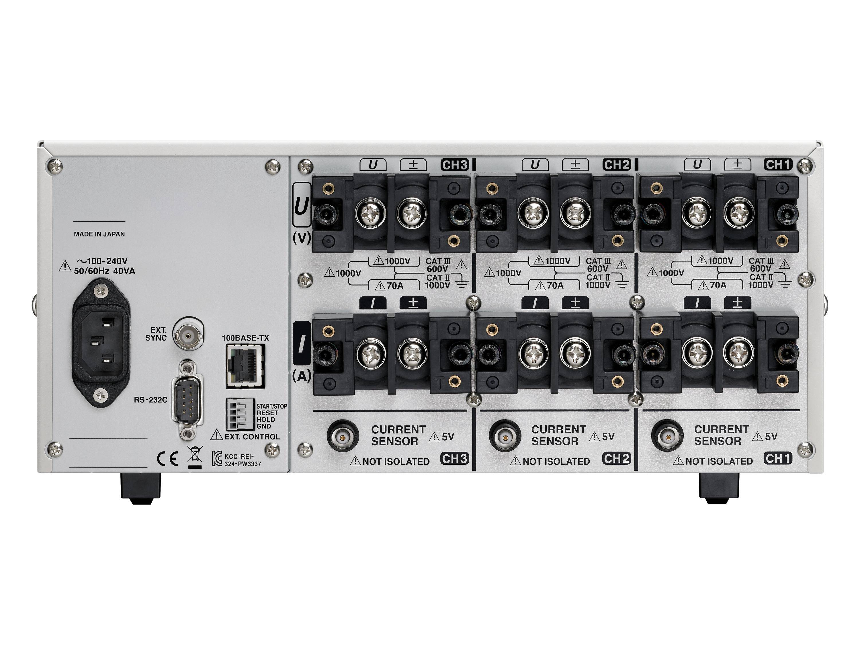 PW3337 - AC/DC-Leistungsmessgerät, 3 Kanäle, bis 65 A und 1000 V-3