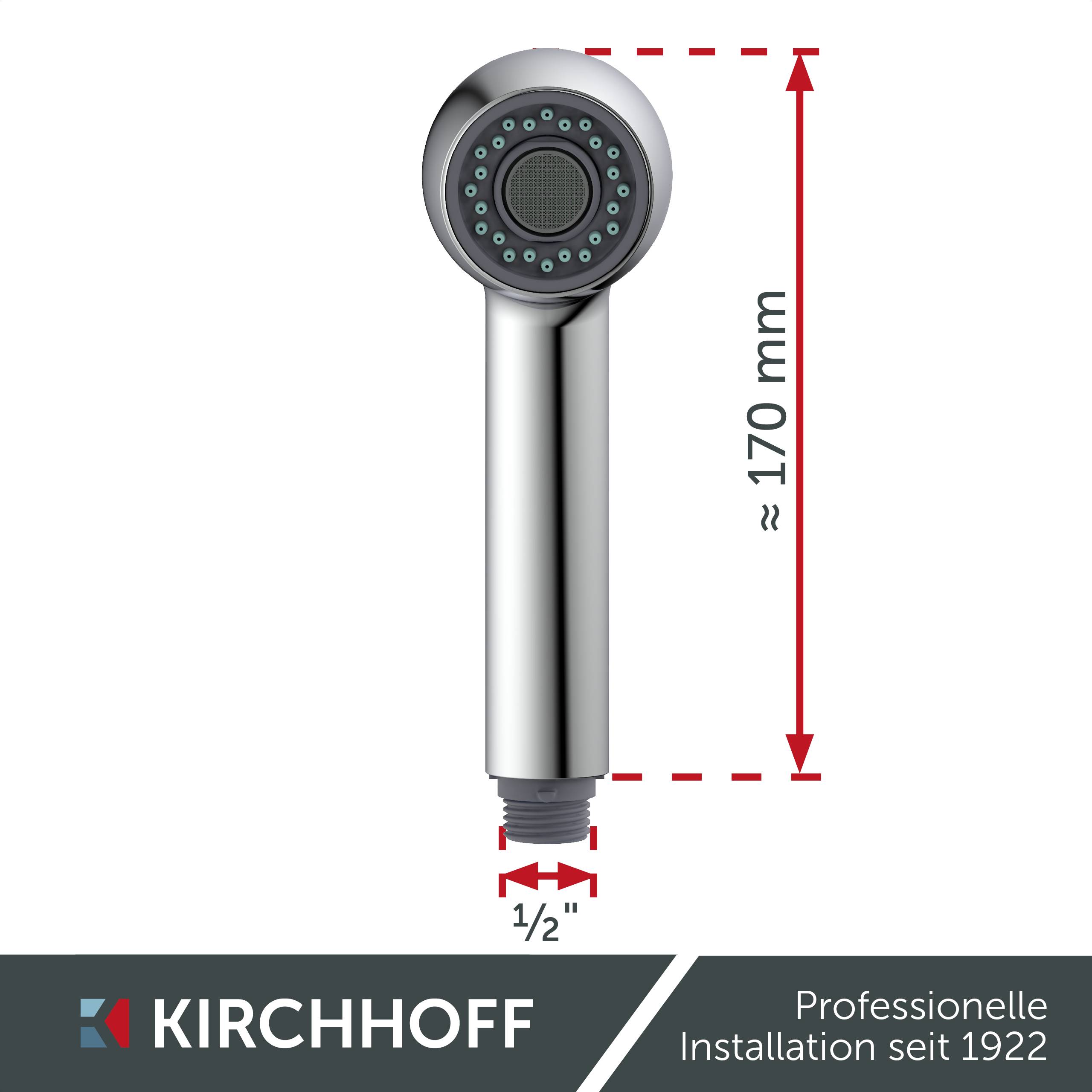 Geschirrbrause, Chrom, 1/2", für Hochdruck-2