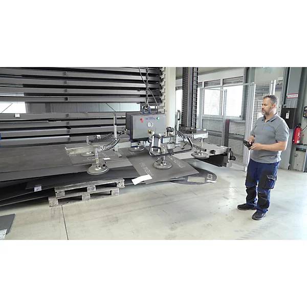 Vakuumheber AERO-BASIC Tragfähigkeit 1000 kg Scheiben-Ø 270 mm 6 Scheiben. 85093049 850930 49-1