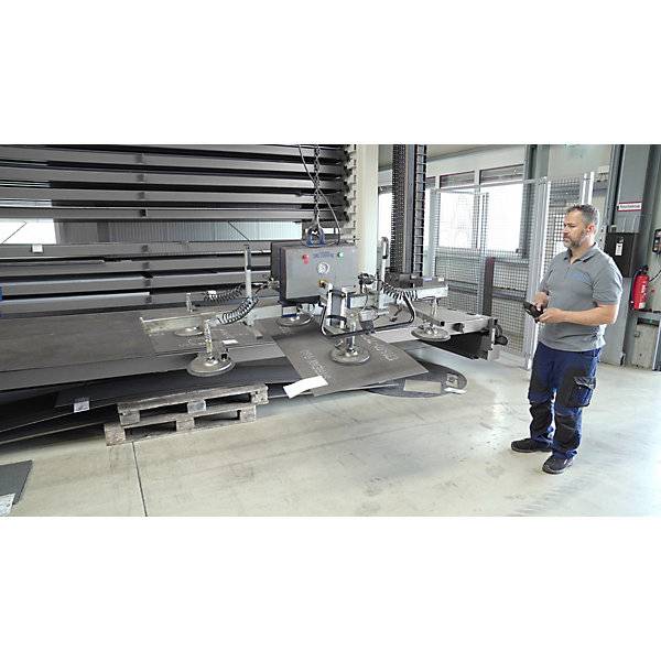 Vakuumheber AERO-BASIC Tragfähigkeit 150 kg Scheiben-Ø 170 mm 4 Scheiben. 85092549 850925 49-2