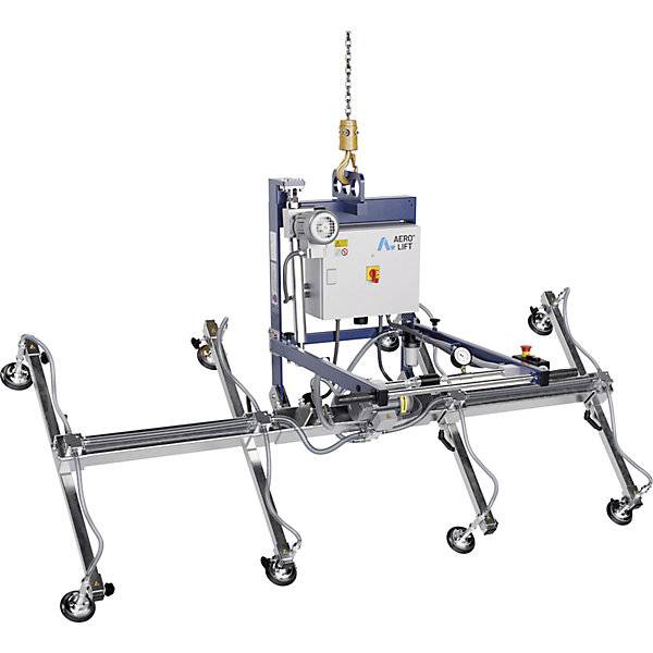 Vakuumheber AERO-90° Tragfähigkeit 250 kg Scheiben-Ø 270 mm 4 Scheiben. 85093749 850937 49