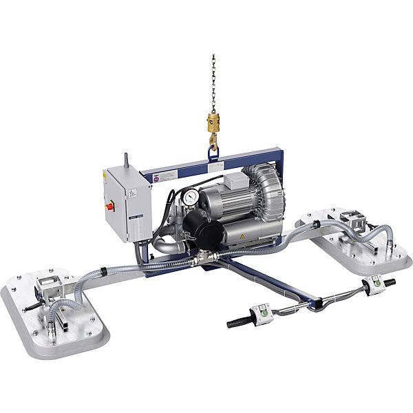 Vakuumheber AERO-PORO schwenkbar Tragfähigkeit 300 kg 2 Scheiben. 85094149 850941 49