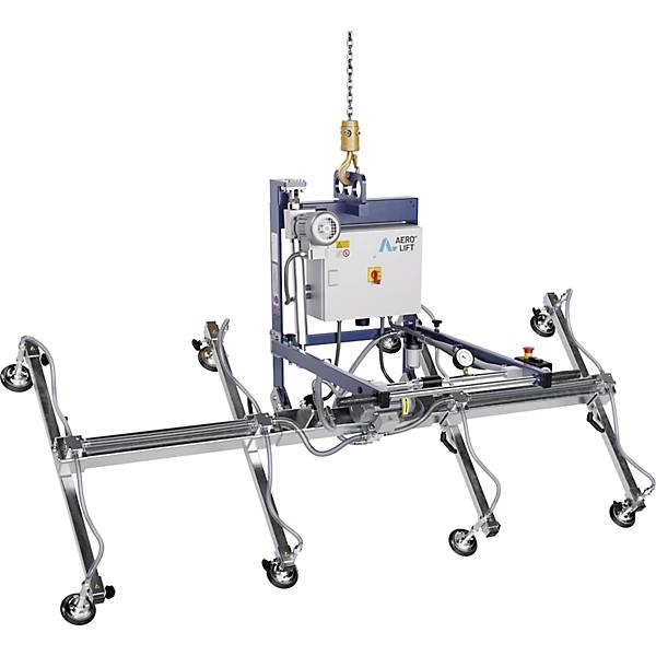 Vakuumheber AERO-90° Tragfähigkeit 500 kg Scheiben-Ø 350 mm 4 Scheiben. 85093649 850936 49-0