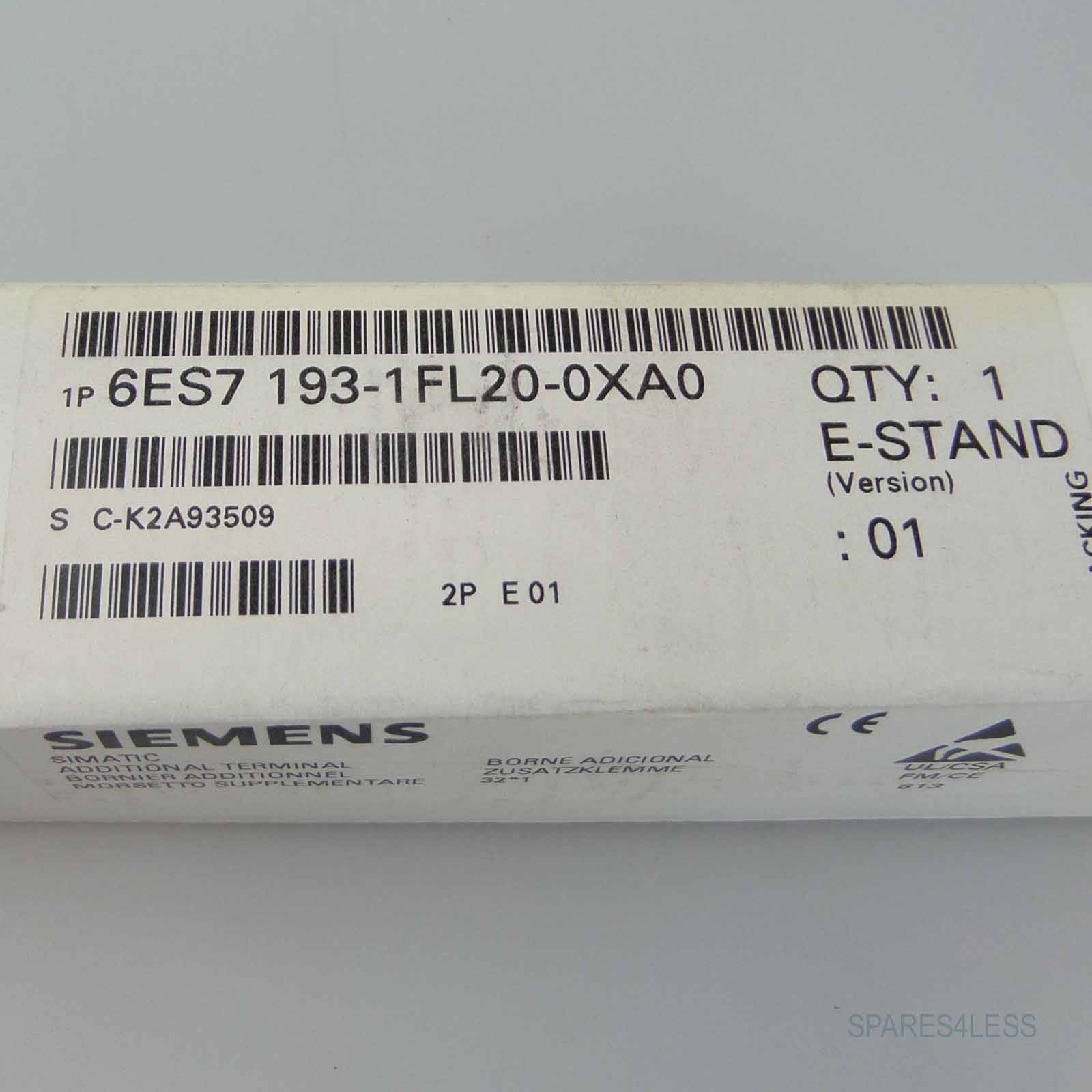 Simatic S7 ET200 6ES7 193-1FL20-0XA0 SIE-1