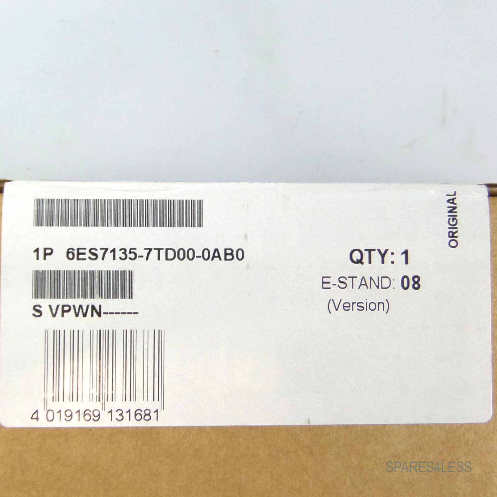 Simatic DP Elektronikmodul 6ES7 135-7TD00-0AB0 E-Stand:08 SIE-1