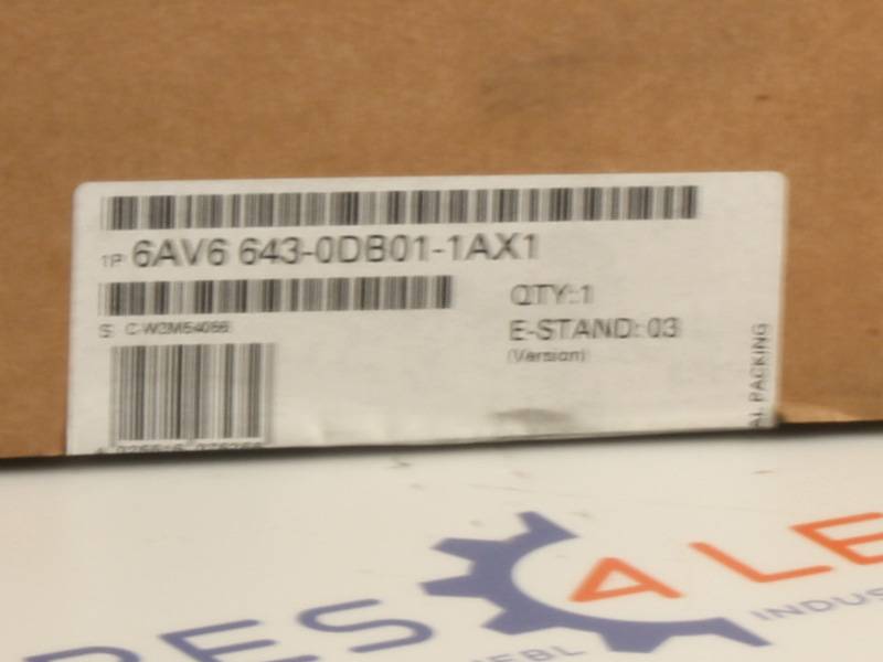 Simatic Multipanel MP277 8" Key 6AV6 643-0DB01-1AX1 SIE-2