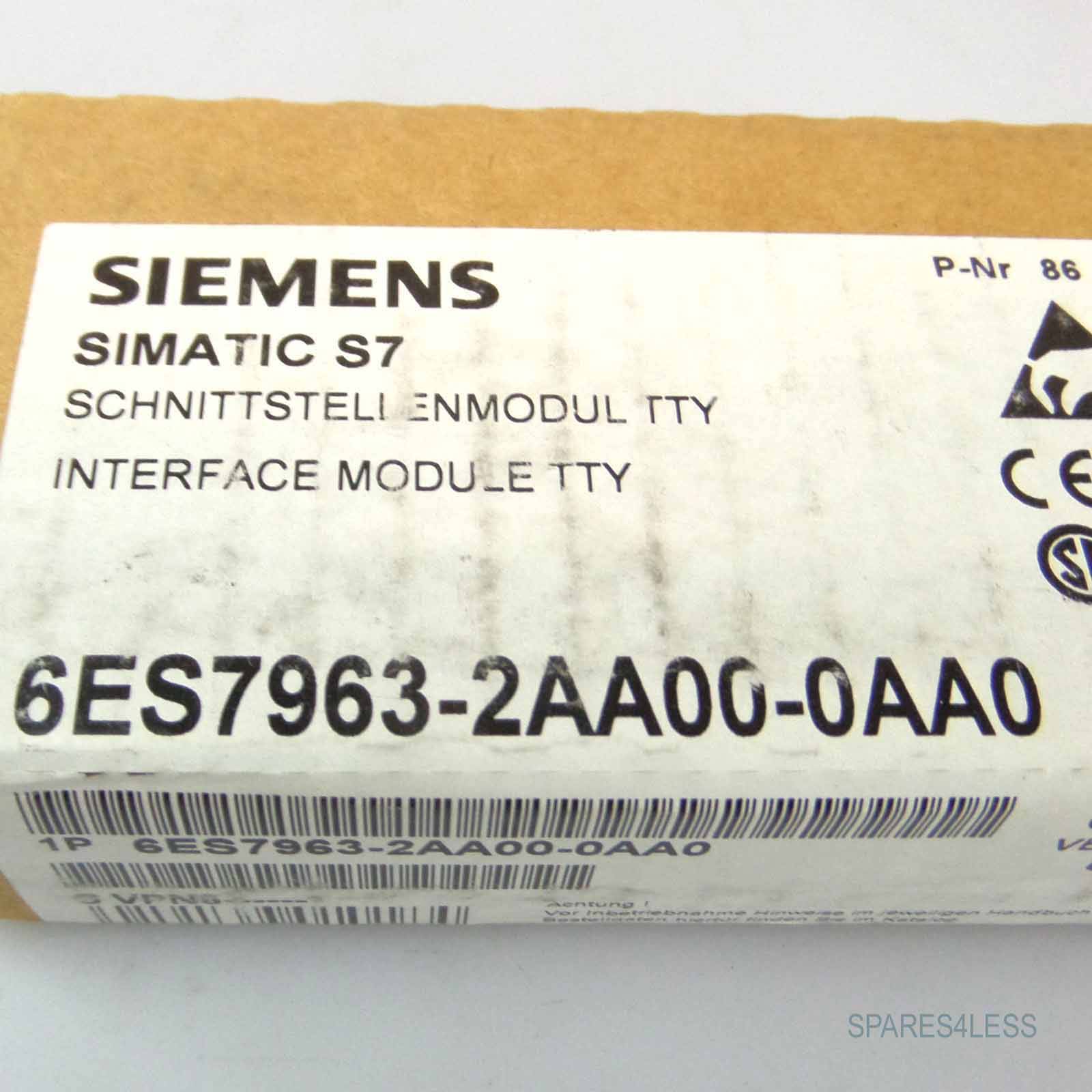 Simatic S7-400 Schnittstellenmodul 6ES7 963-2AA00-0AA0 SIE-1