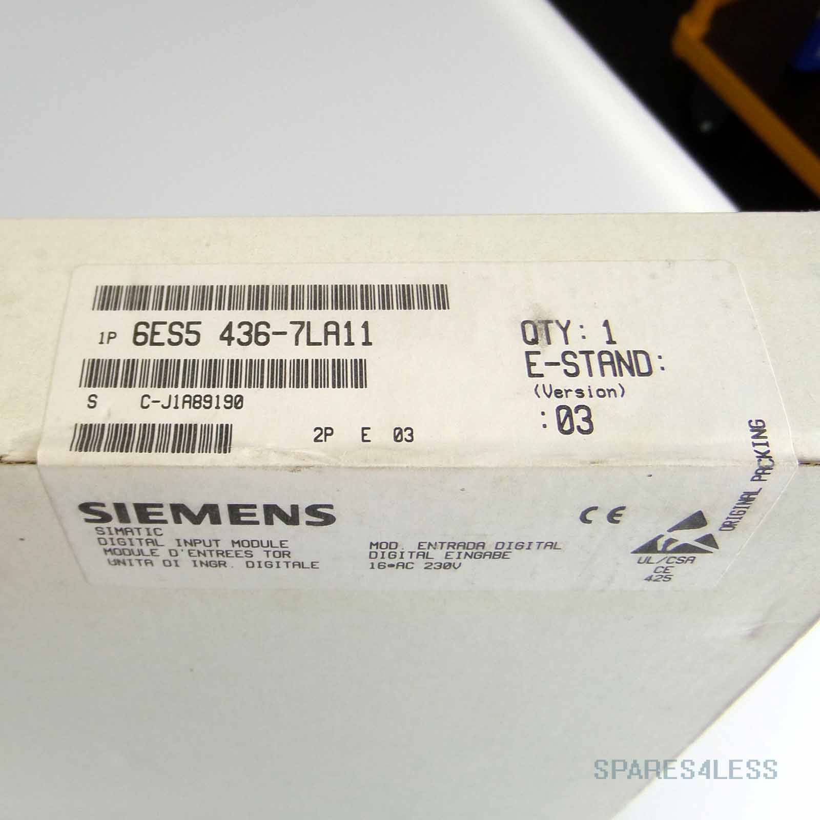 Simatic S5 DI436 6ES5 436-7LA11 SIE-1