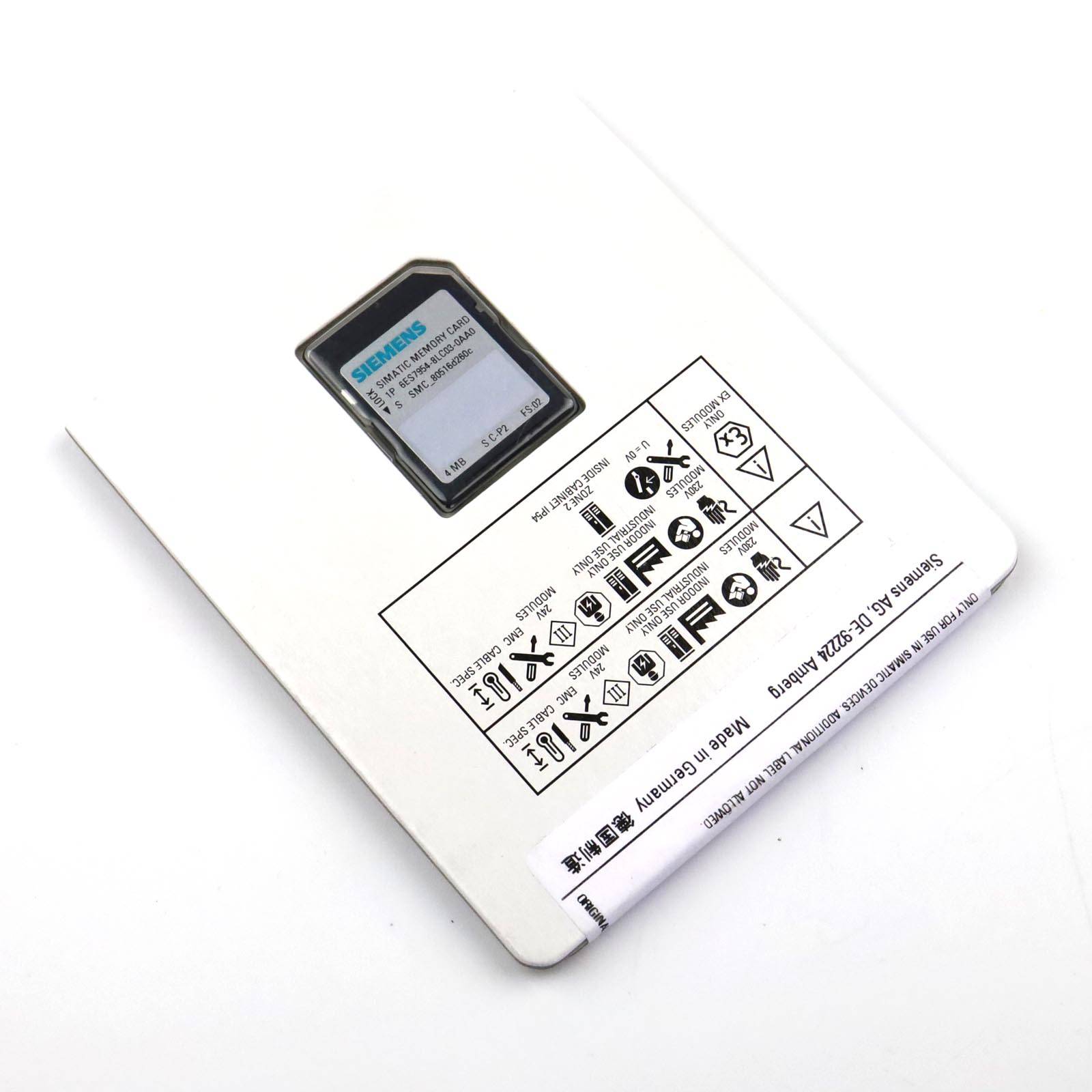 Siemens Simatic S7 MMC Card S7 6ES7954-8LC03-0AA0 ( 6ES7 954-8LC03-0AA0 )-2