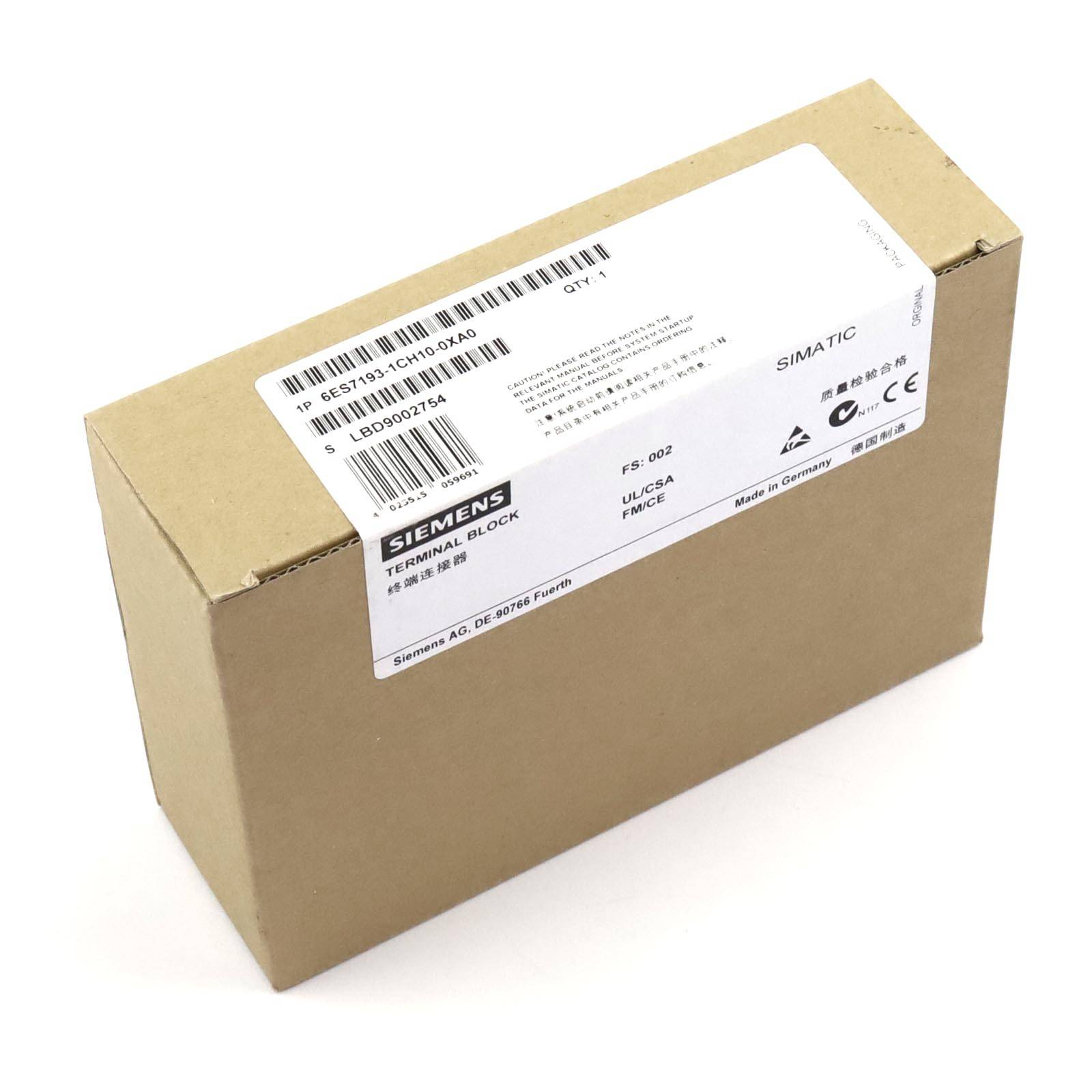 Simatic Terminalblock 6ES7 193-1CH10-0XA0 SIE