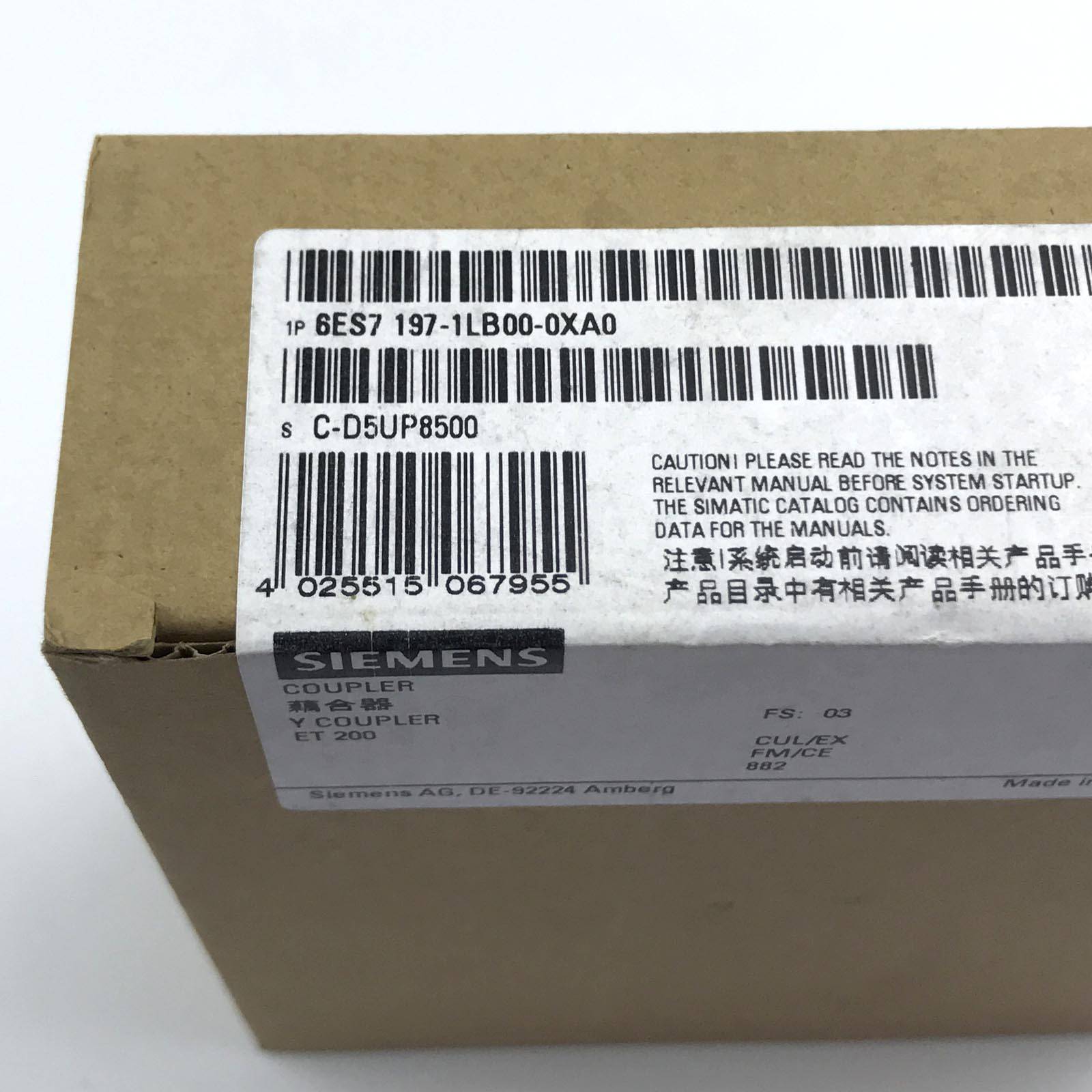 Simatic S7 ET200 6ES7 197-1LB00-0XA0 E-Stand:03 SIE-1
