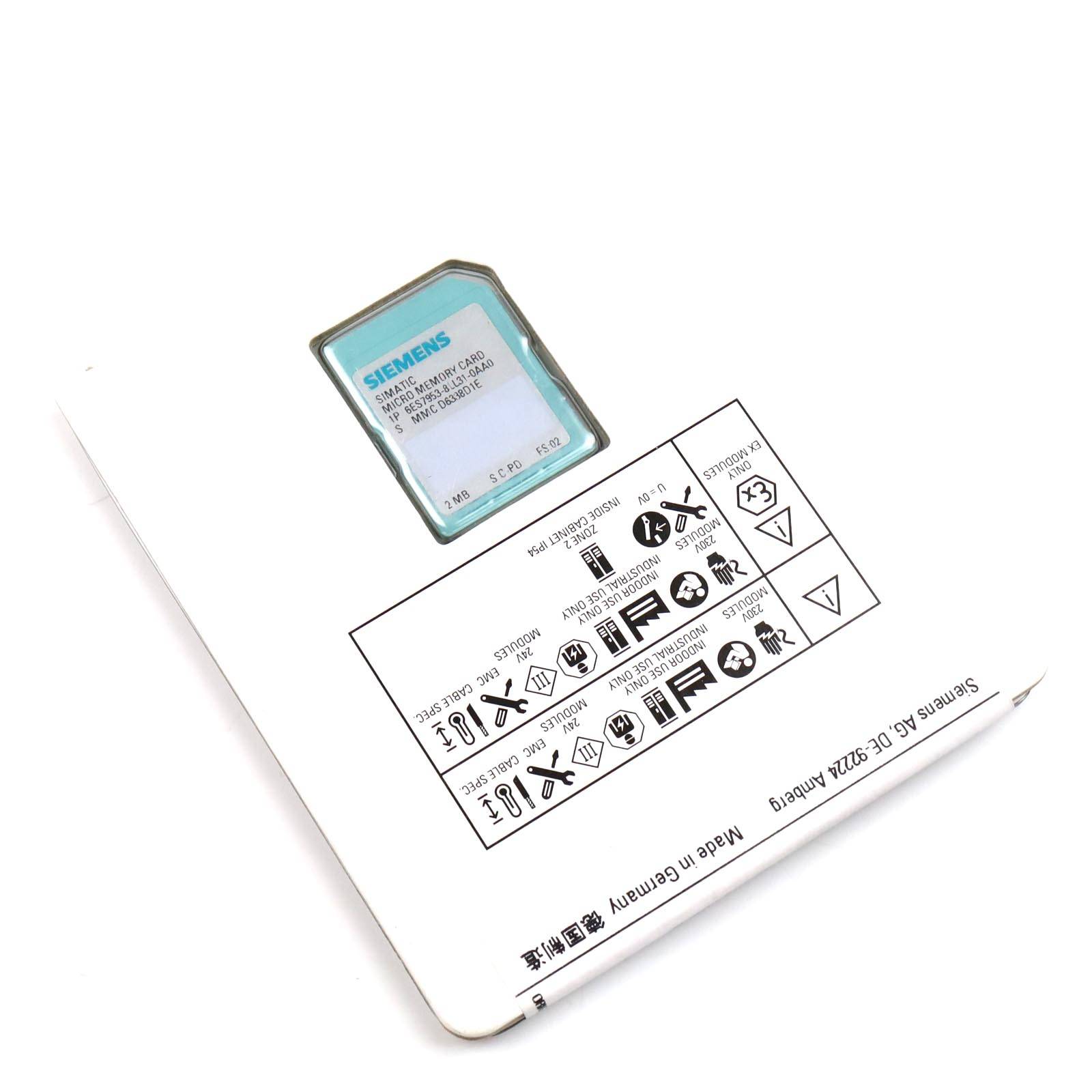 Siemens 6ES7953-8LL31-0AA0 - SIMATIC S7, Micro Memory Card P. S7-300/C7/ET 200,-3