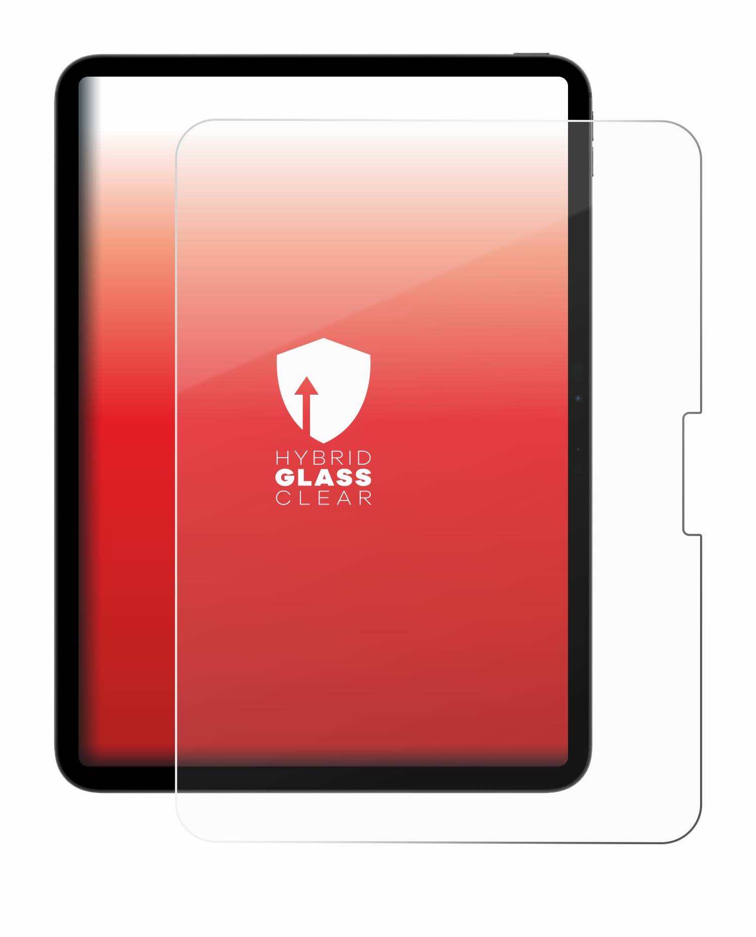 upscreen Schutzglas für Apple iPad Pro 11" M5 2025 Schutzfolie Panzer Folie Glas Display Schutz klar-4