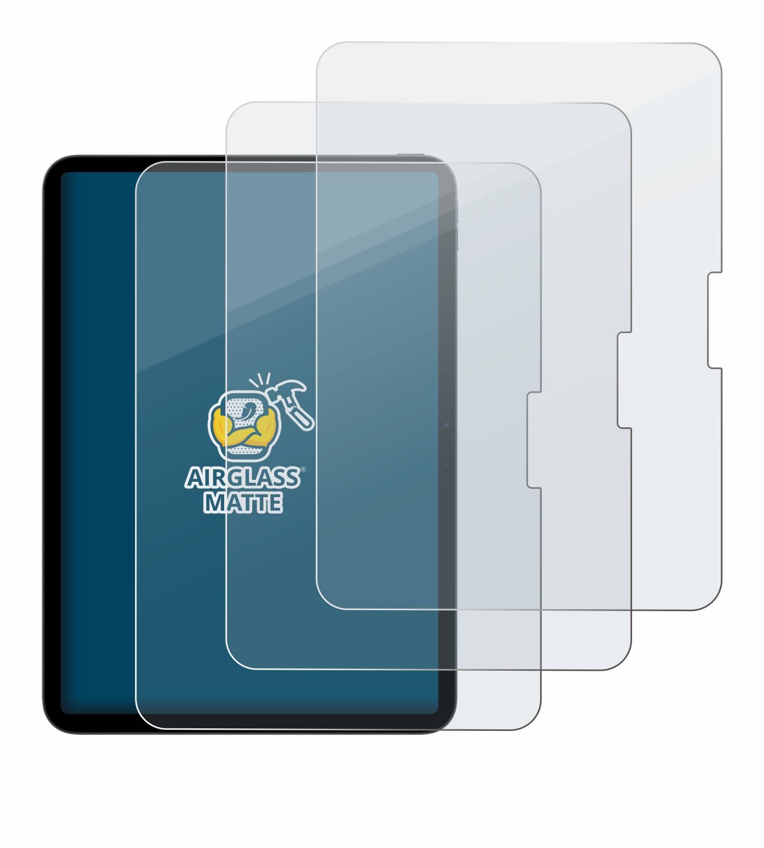 3x BROTECT Entspiegelungs Schutzglas für Apple iPad Pro 11" M5 2025 Schutzfolie Panzer Folie Glas Schutz matt-4