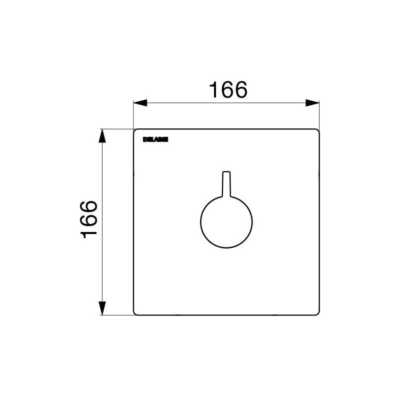 Delabie Brausearmatur SECURITH. sequent. UP dicht, Teil 2/2(+H96BOX)-1