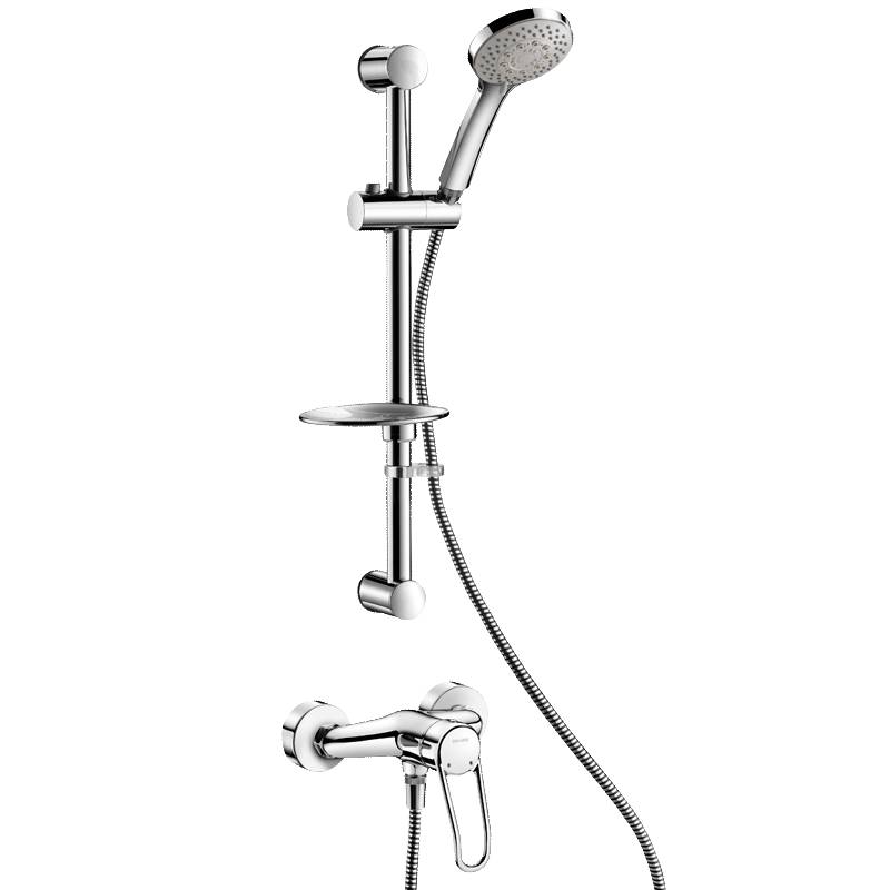 Delabie Duschsystem m. Einhebelmischer 2539EPS, Standard S-Anschlüsse-0