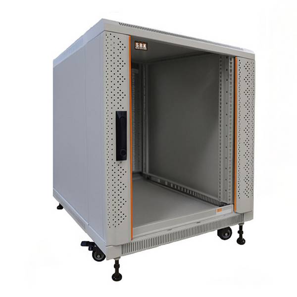 19" Netzwerkschrank SRK 600x800 mm lichtgrau Flatpack - Rack