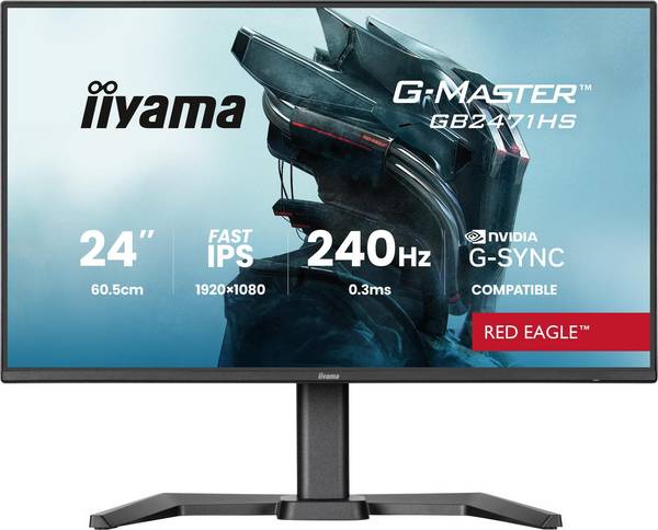 iiyama G-Master Red Eagle™ GB2471HS-B1 61 cm (24"") GB2471HS-B1
