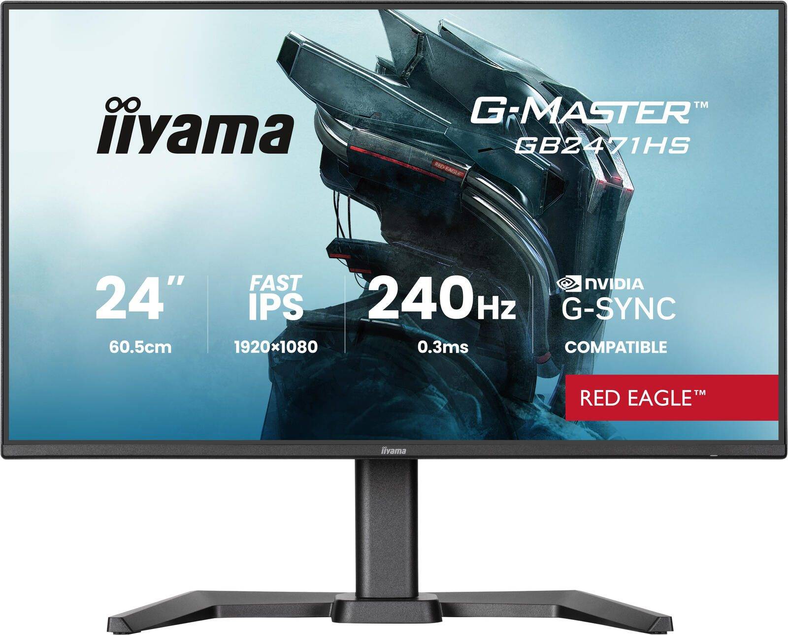 iiyama G-Master Red Eagle™ GB2471HS-B1 61 cm (24"") GB2471HS-B1-0