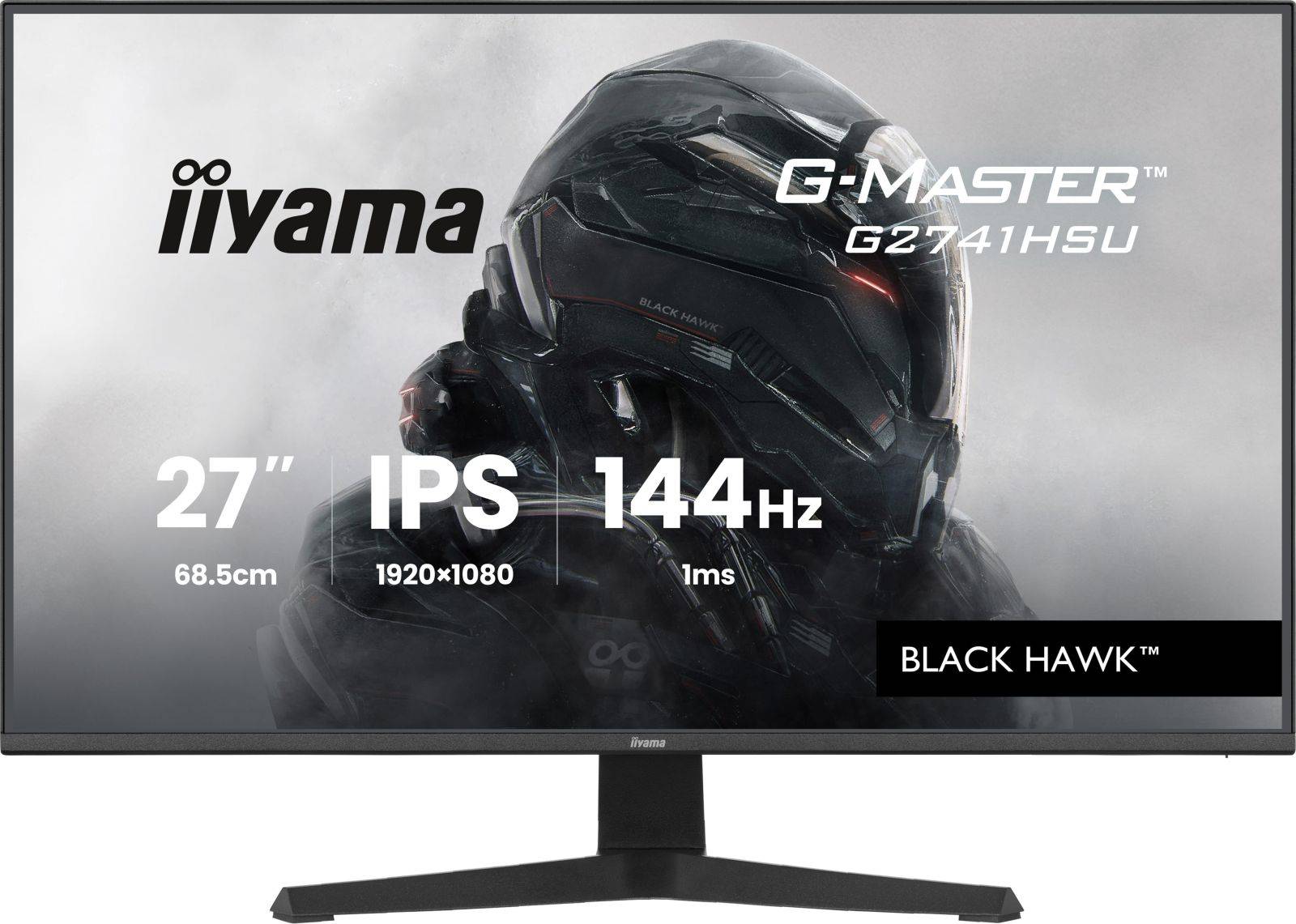 Iiyama G-MASTER G2741HSU-B1, 68,6 cm (27"), 1920 x 1080 Pixel, Full HD, Schwarz