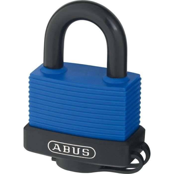 ABUS SECURITY-CENTER - ABUS 70IB/45HB63, Herkömmliches Vorhängeschloss, Schwarz, Blau, Messing, Messing, U-förmig, 4,9 c-1