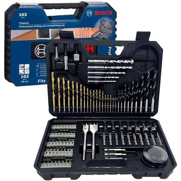 Bosch Titanium Pro Bohrer und Schraubendreher Bit Set 103-teilig ( 2608594070 )