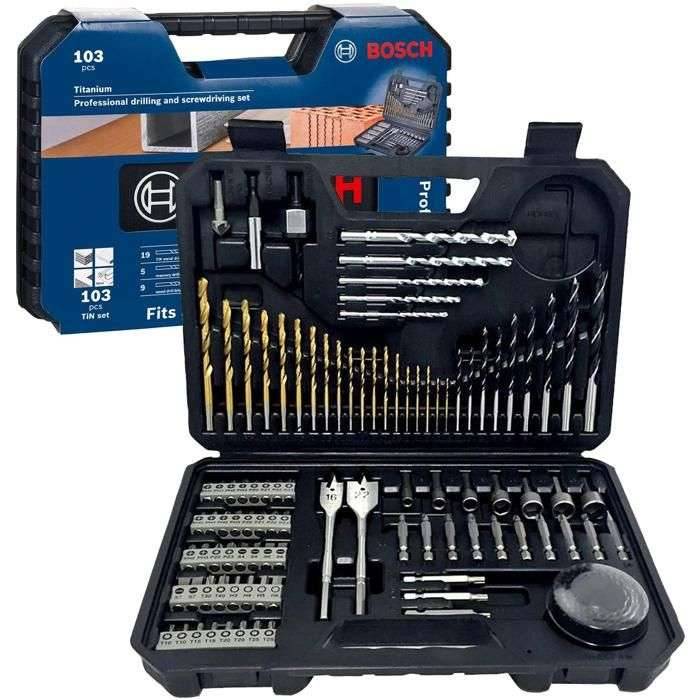 Bosch Titanium Pro Bohrer und Schraubendreher Bit Set 103-teilig ( 2608594070 )-0