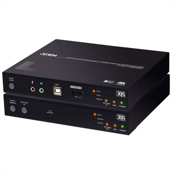 ATEN CE980 USB True 4K DisplayPort/HDMI Optical KVM Extender