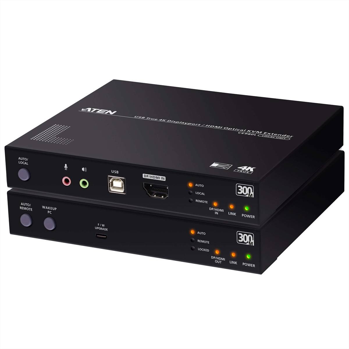 ATEN CE980 USB True 4K DisplayPort/HDMI Optical KVM Extender-0