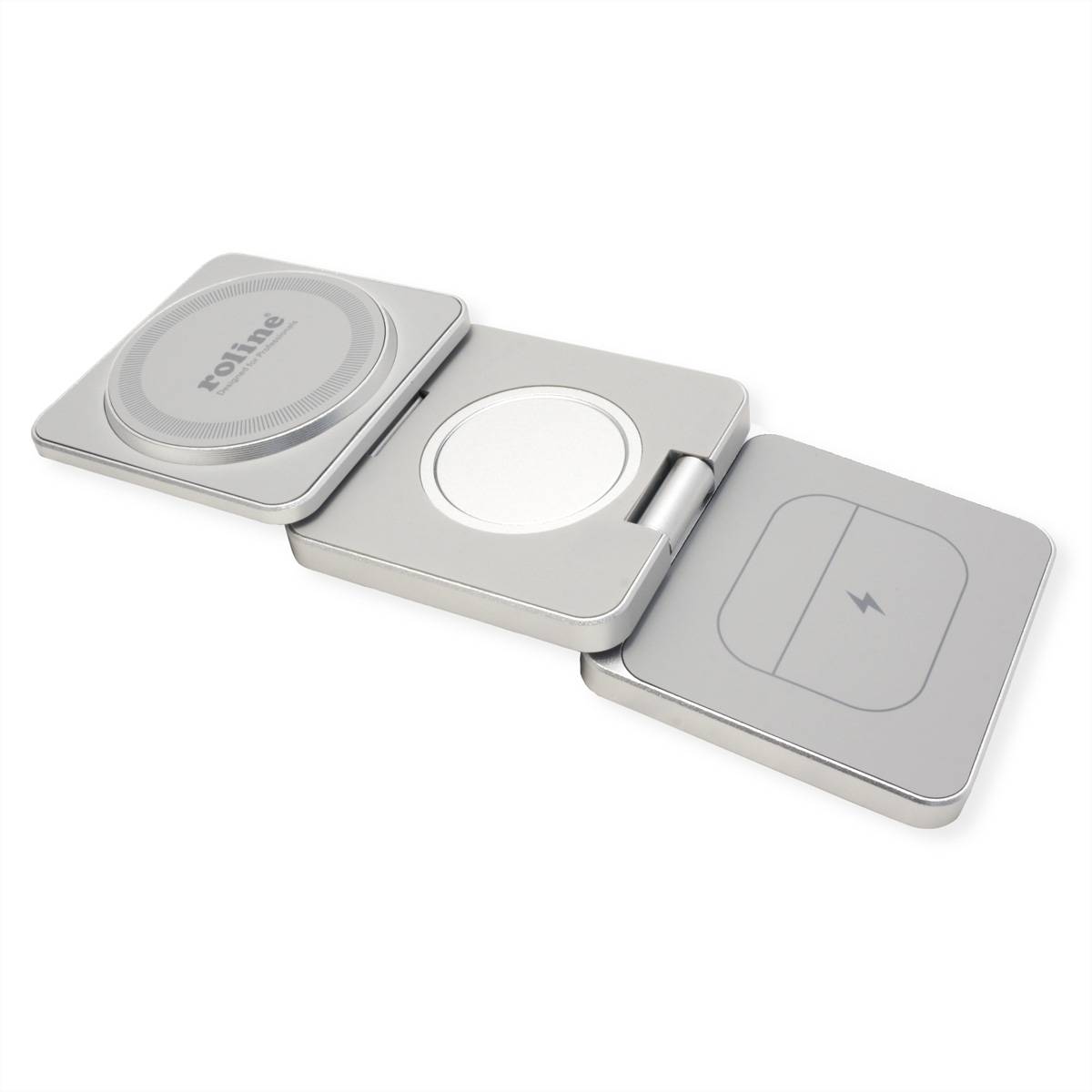 ROLINE 3-in-1 Induktions-Ladestation, faltbar, für Apple-1