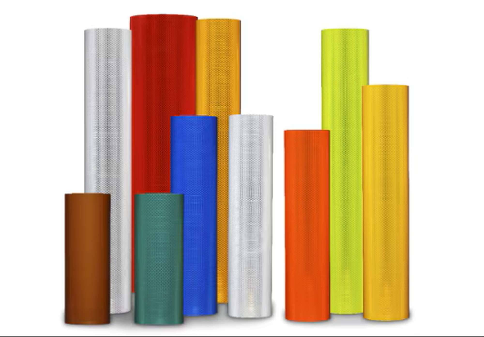 3M Diamond Grade DG³ Reflexfolie 4080, Fluoreszierend Orange, High Tack, 914 mm x 45.7 m-0