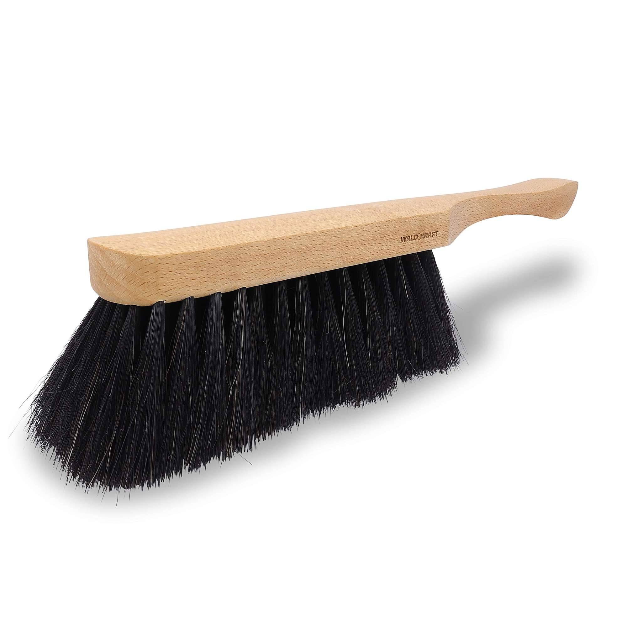 Handfeger Schweifhaar schwarz 30 cm, Rosshaar-0