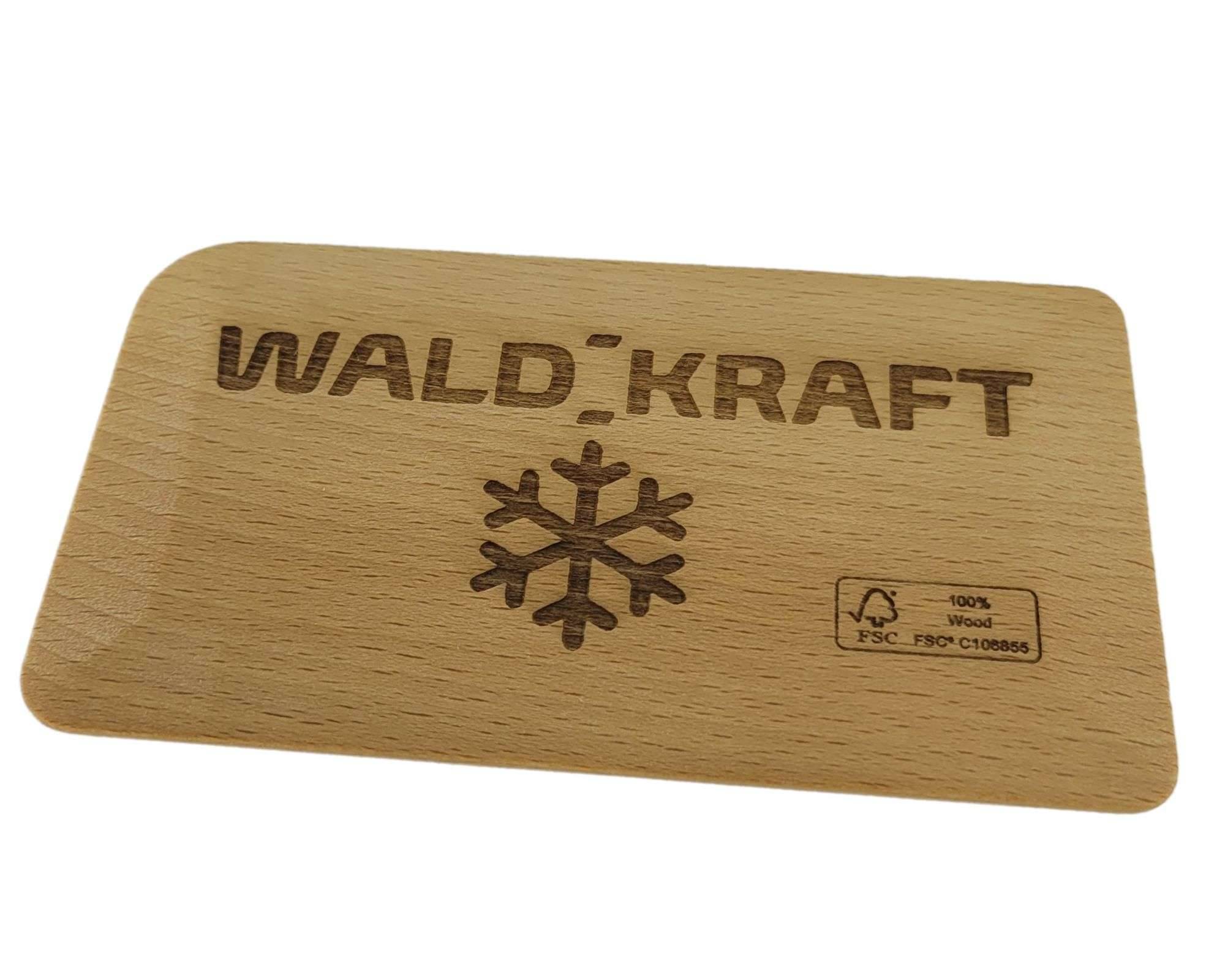 WALDKRAFT Windschutzscheibenkratzer aus Buchenholz-0