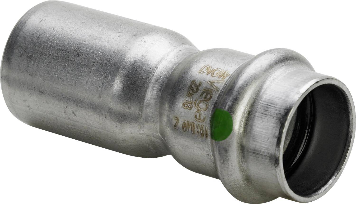 Viega Reduzierstück Sanpress Inox 2315.1 28x15mm, Stahl nichtrostend, SC-Contur-0