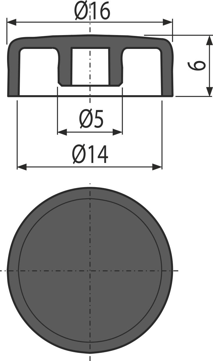 Alcadrain Schraubenschutzkappen für Gussroste (8 Stück)-1