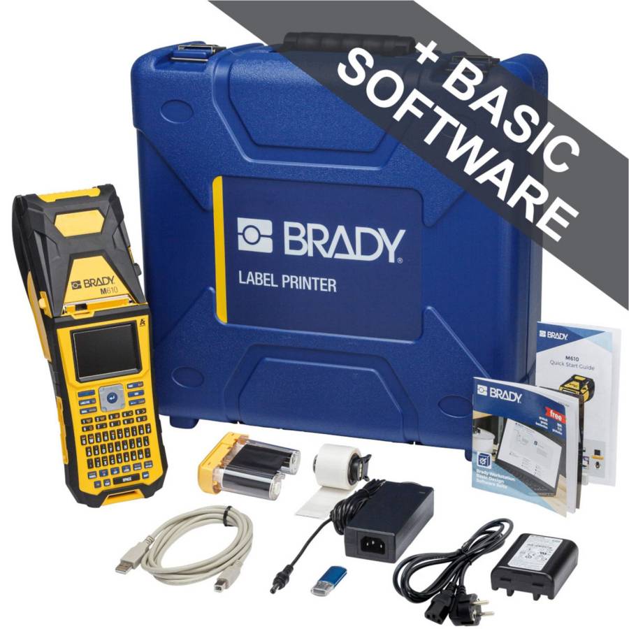 Brady Corporation M610 Portable Label Printer - QWERTY EUEtiketten-/Labeldrucker-0