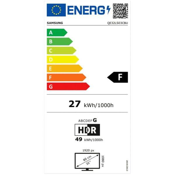 Samsung 32LS03C "The Frame 32" (2023) Full HD HDR QLED-TV 32" (80 cm) inkl. One Connect Box Mini, No Gap-Wallmount-1
