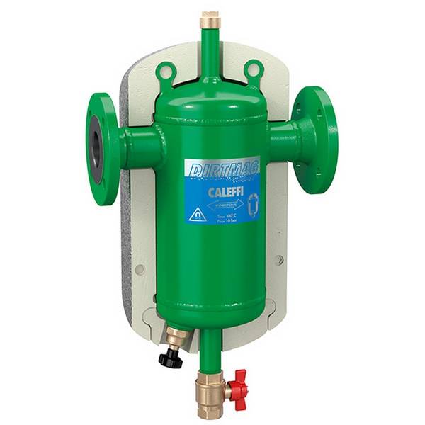 CALEFFI Schlammabscheider DIRTMAG DN 65 mit Magnet, Isolierung, Flansch
