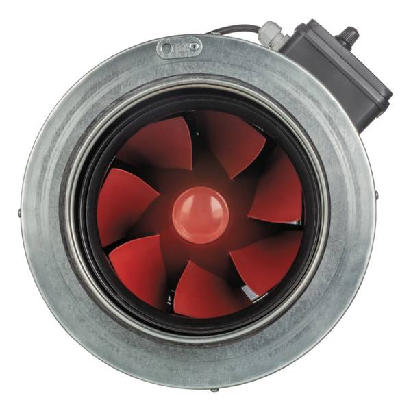 Schallisolierter Rohrventilator mit Drehzahlregler Boost-I 200 V